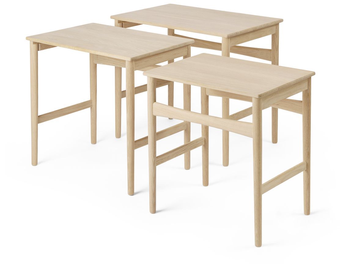 CH004 Nesting Tables tables d'appoint set de 3 Carl Hansen & Søn 