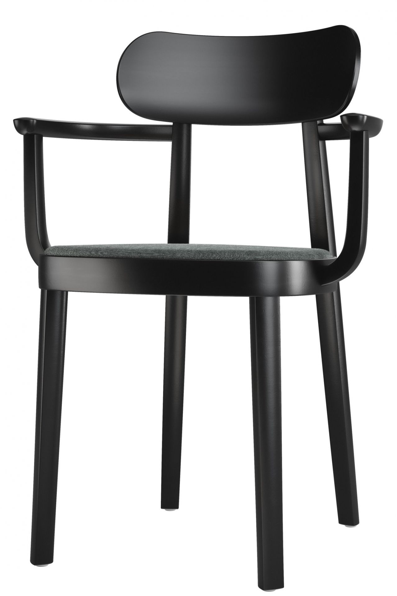 Chaise en bois avec accoudoirs 118SPF / 118 SpF Thonet