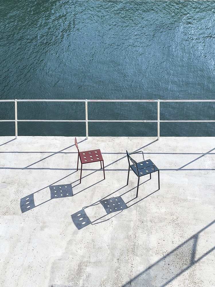 Balcony Outdoor Chair Chaise Antharzit Hay OFFRE SPECIALE