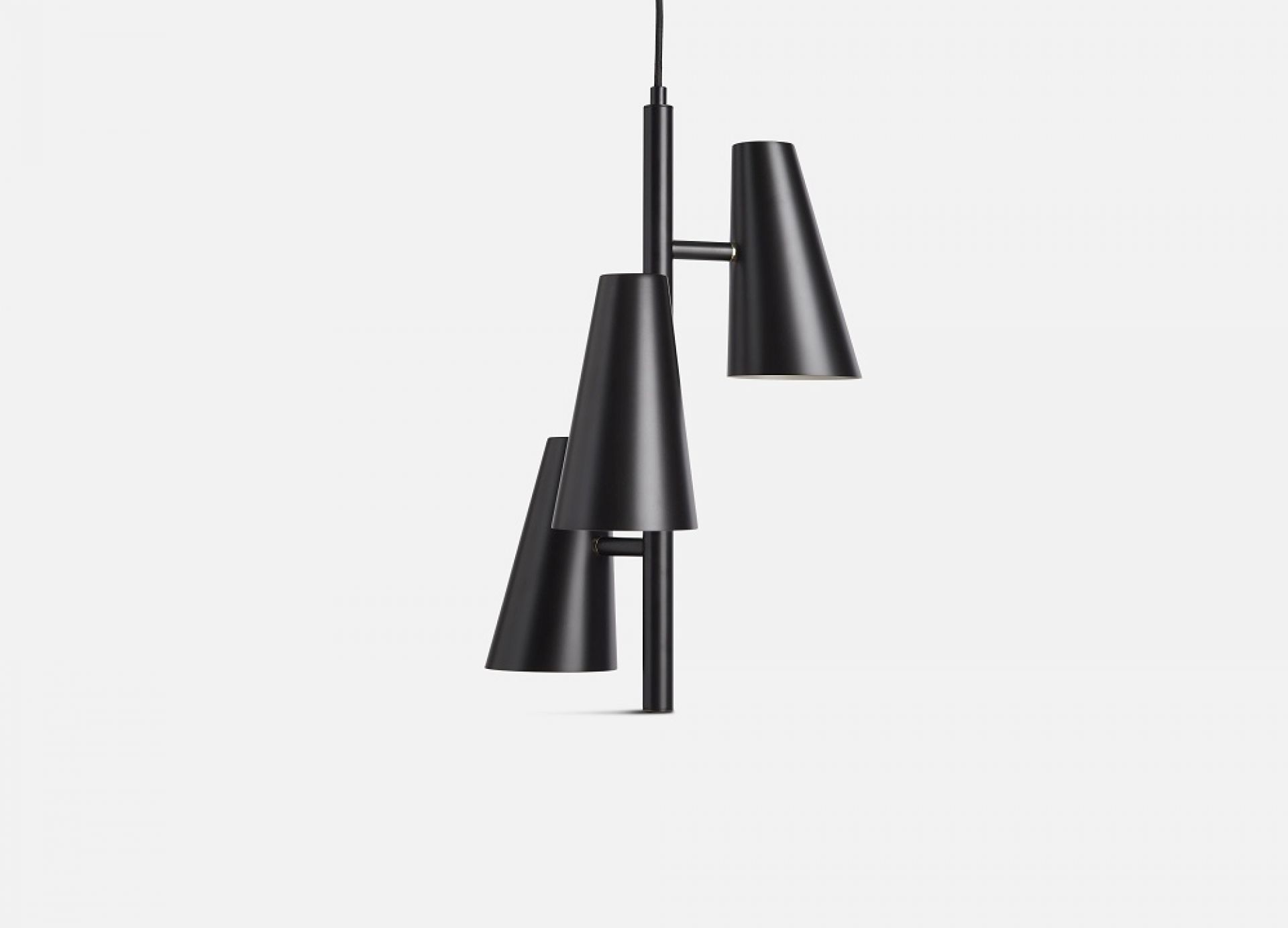 Cono Pendant lamp 3 Shades Lumière pendentif Woud