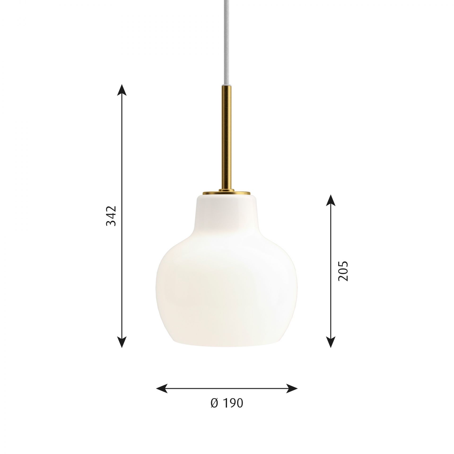 VL Ring Crown 1 lumière pendante Louis Poulsen