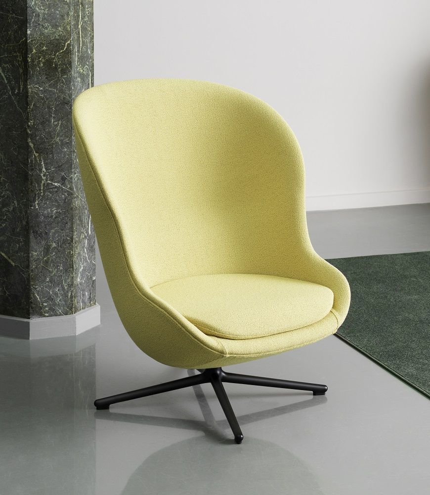 Hyg Lounge Chair High Swivel Fauteuil Normann Copenhagen