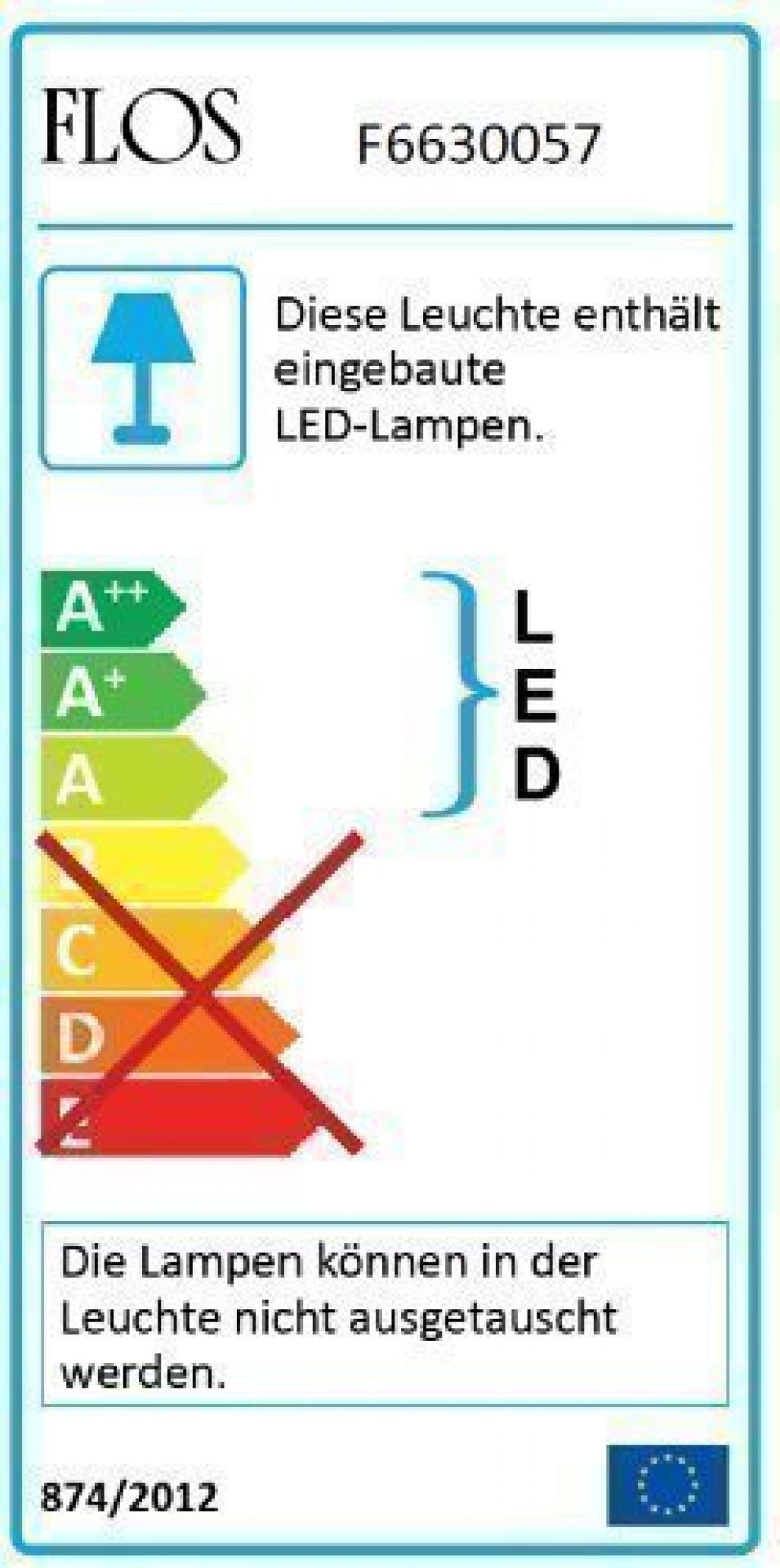 Superloon Lampadaire Chromé Flos
