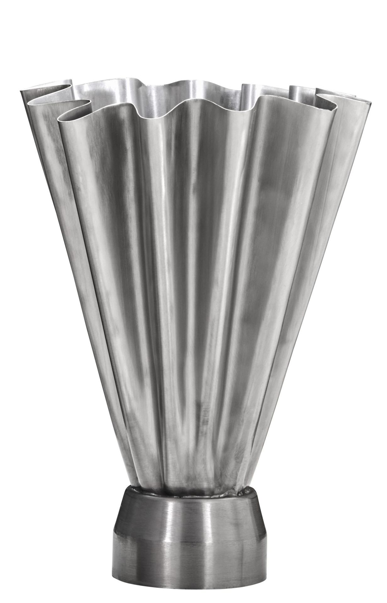 Vase HDFlood Étroit Finition argent brossé house doctor