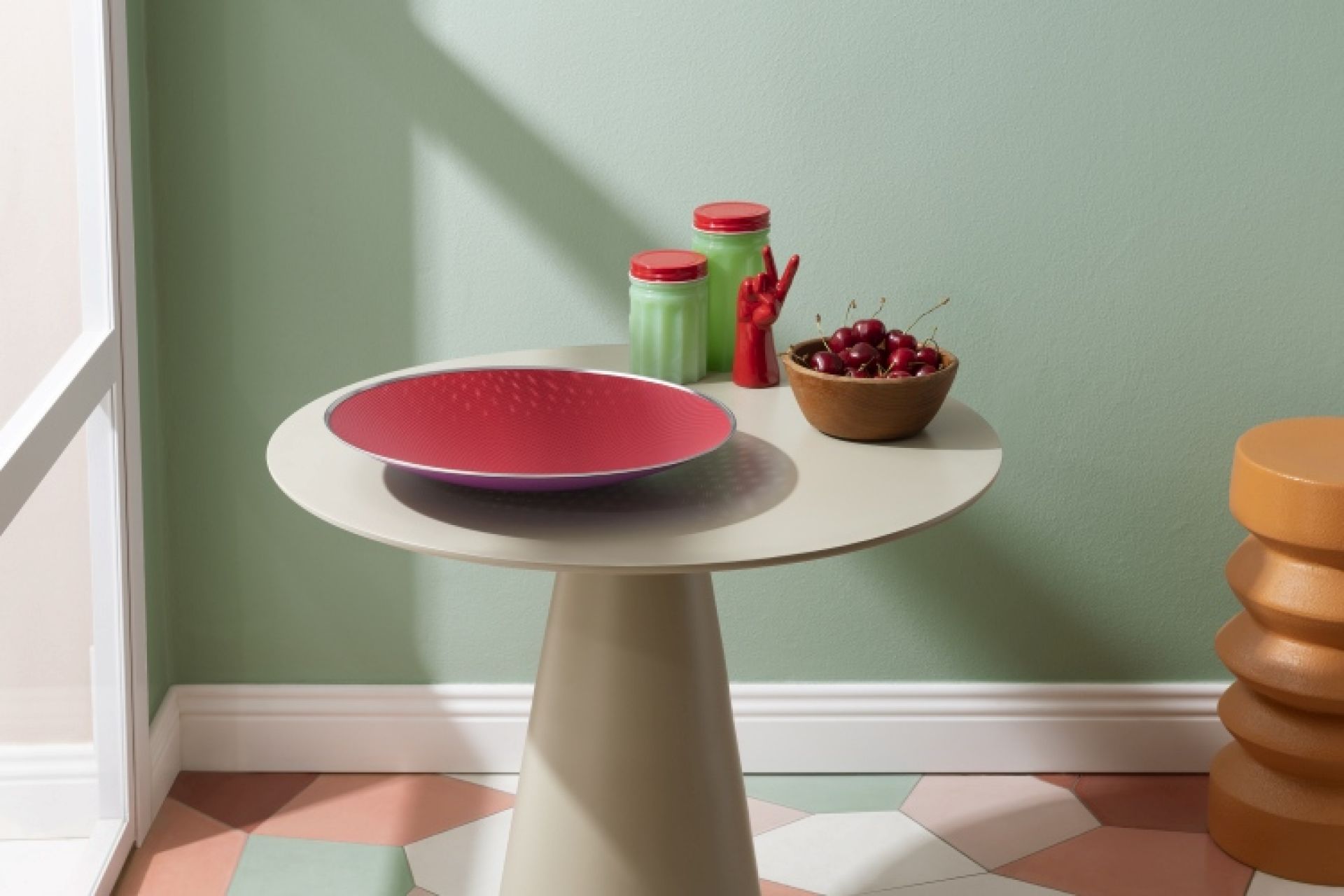 Cohncave Bol rouge et violet SC01/33 Alessi