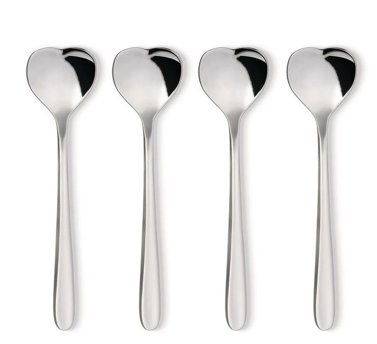 AMMI08Set Cuillère à moka Cœur Set Alessi 
