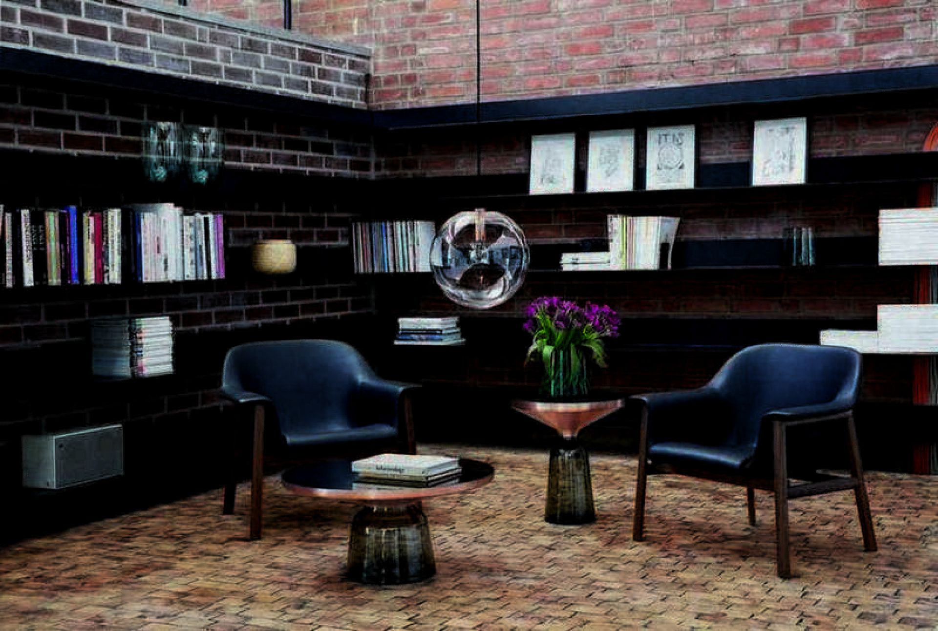 Bell table table de salon Special Edition cuivre ClassiCon