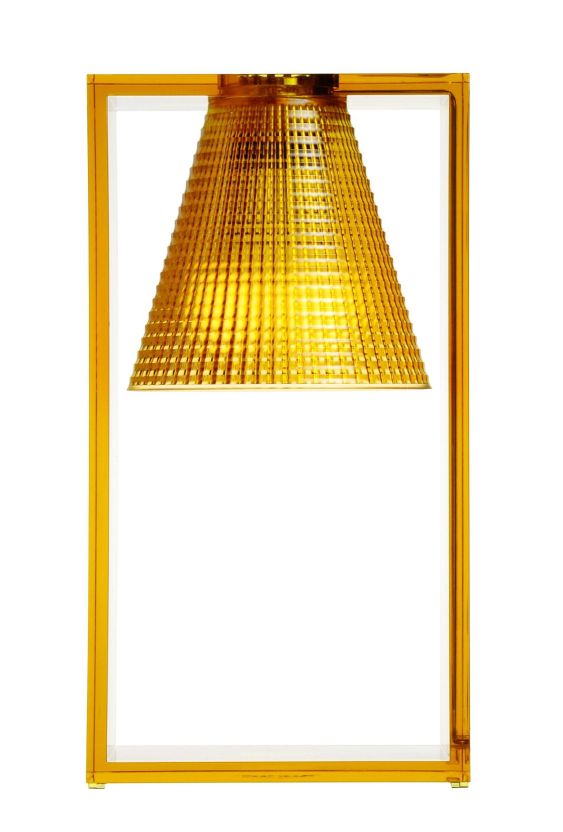 Light-Air lampe de table transparent Ambre Kartell