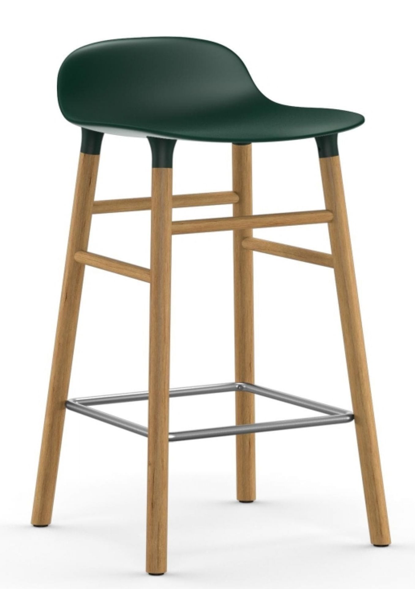 Form Barstool tabouret de bar H 65 cm Bois Normann Copenhagen