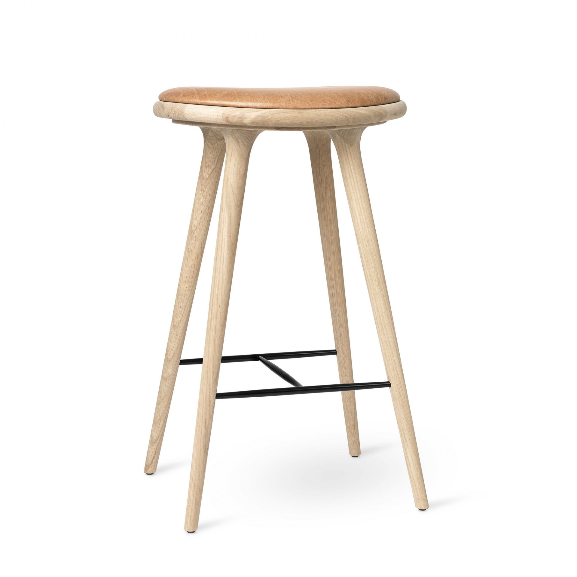 Tabouret de bar chêne savonné Mater