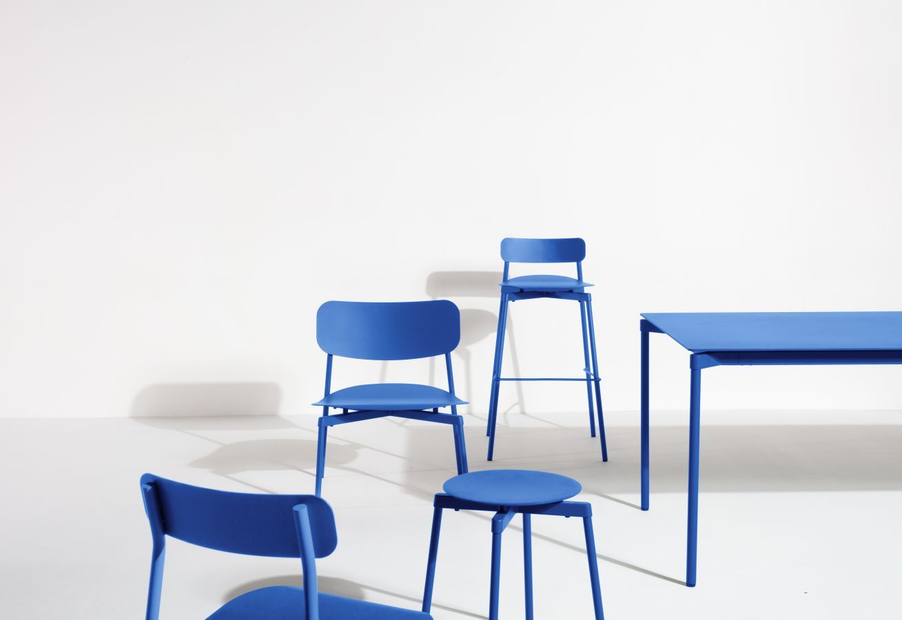 Fromme Chair Chaise Petite Friture Bleu Fromme Chair Chaise Petite Friture Bleu