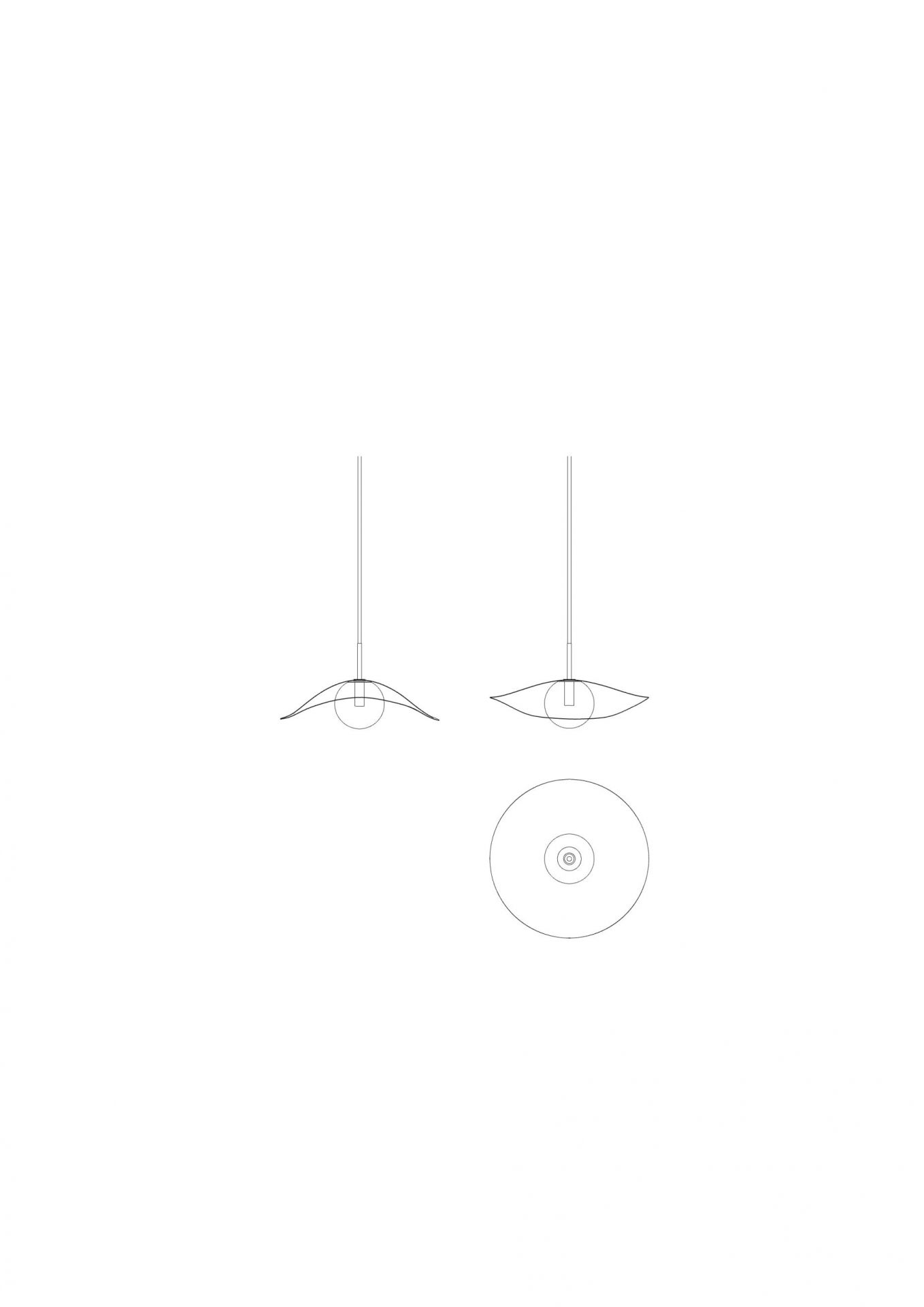 Fuji lampe suspendue Norr11