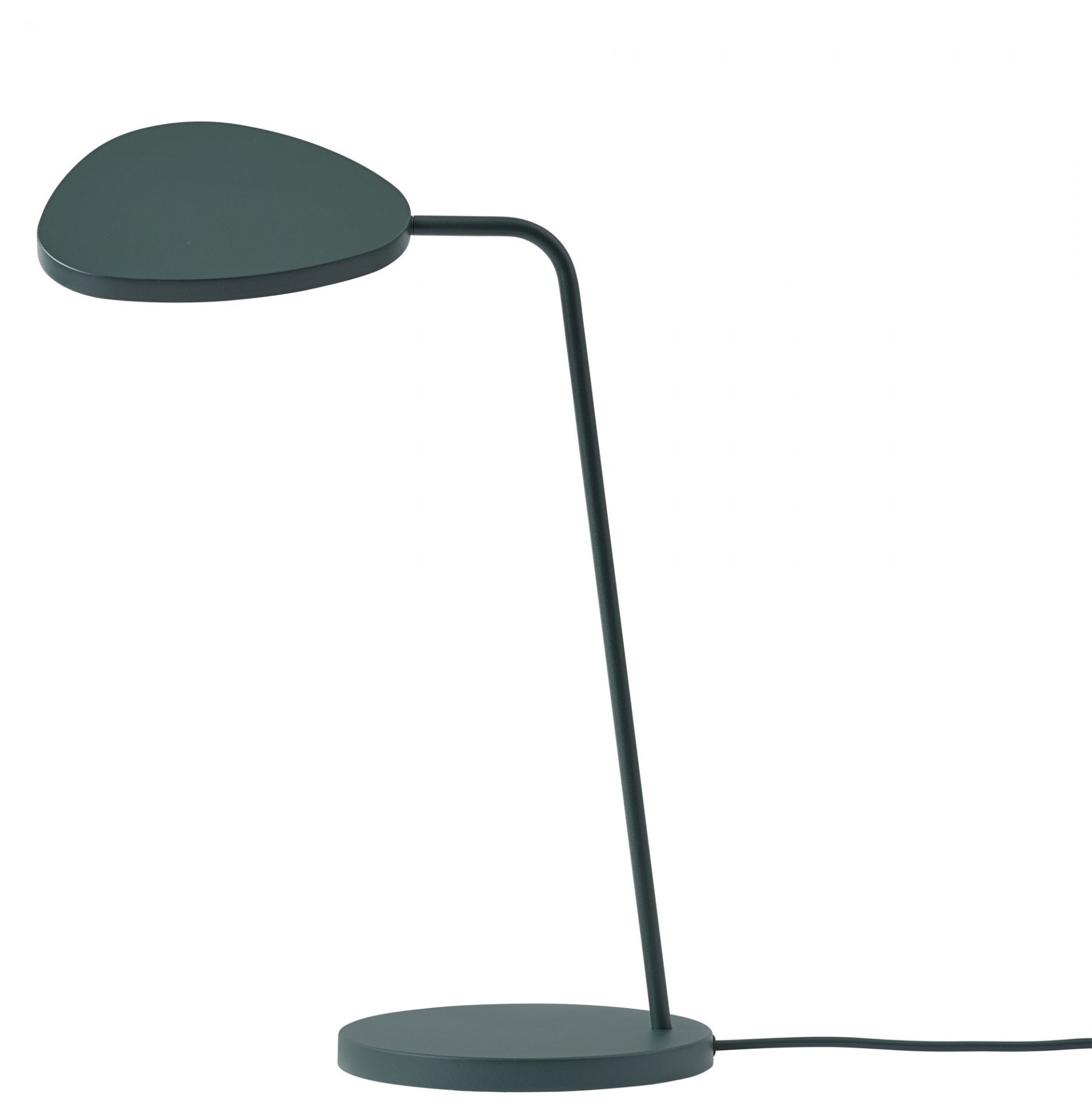 Leaf Table Lamp Lampe de Table Muuto Vert foncé