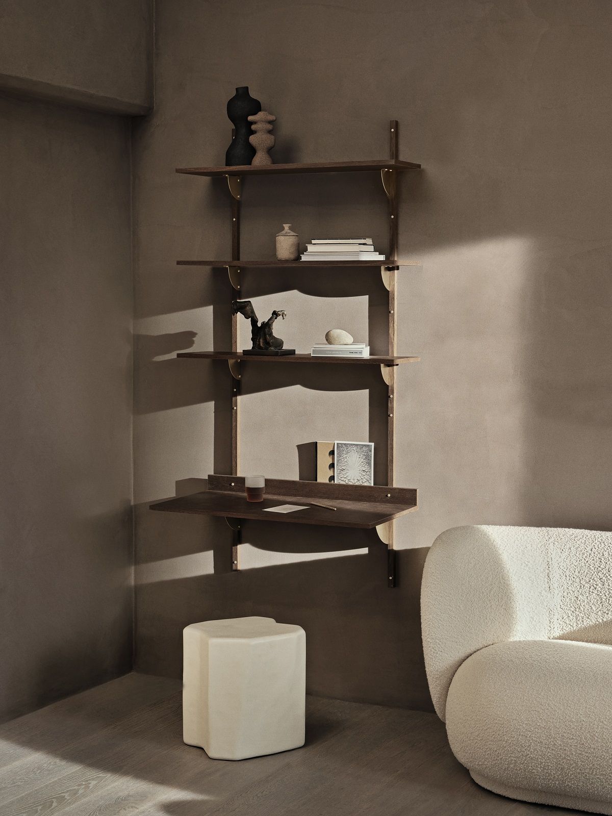 Sector Shelf Triple/Wide Étagère murale Ferm Living