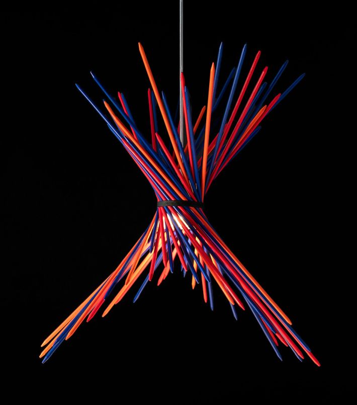 Pic-A-Stic Lampe à suspendre bleu-rouge-lumineux-orange Ingo Maurer