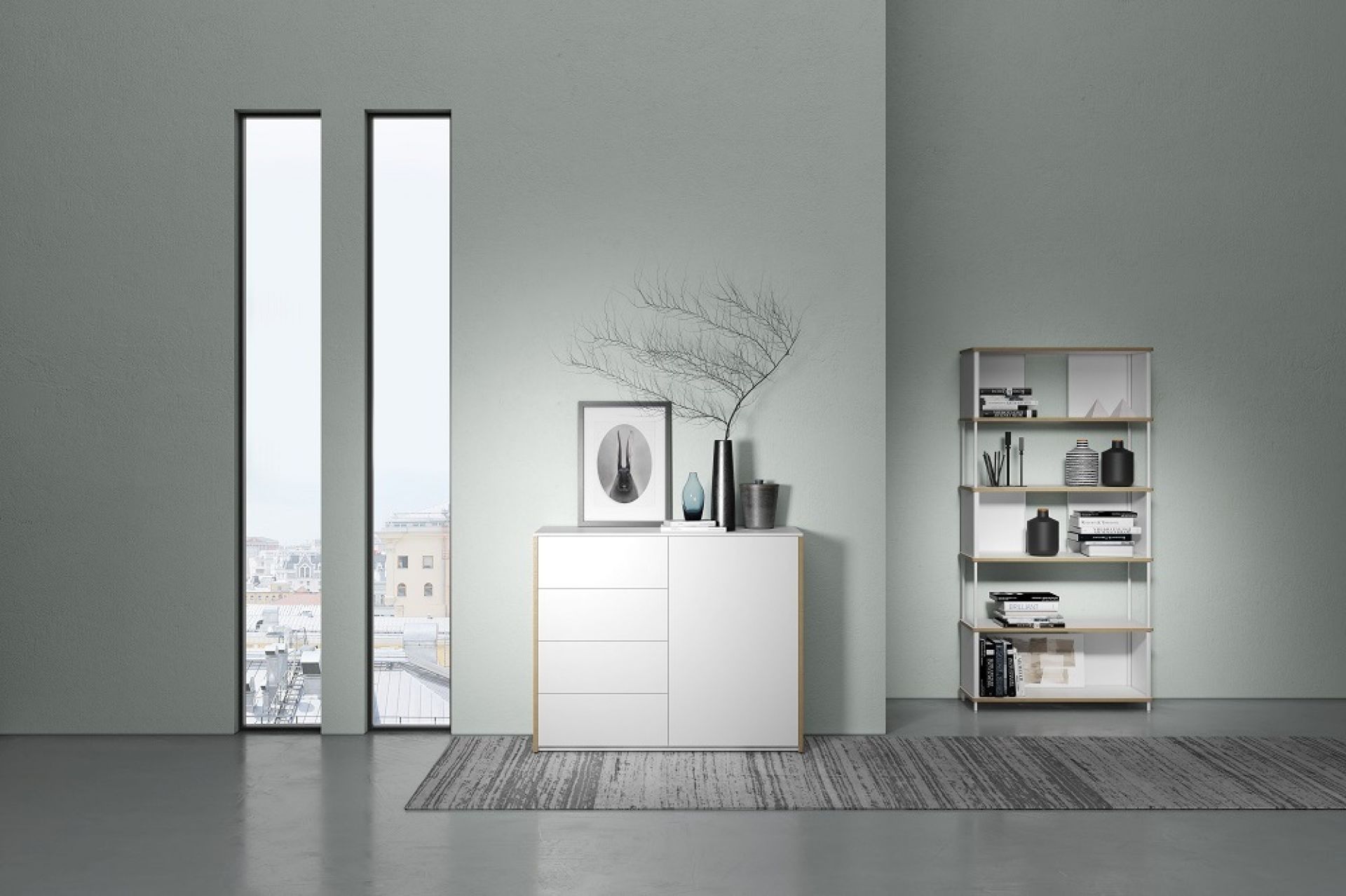 Modular Plus Kommode Commode 120 Porte droit Müller Möbelwerkstätten