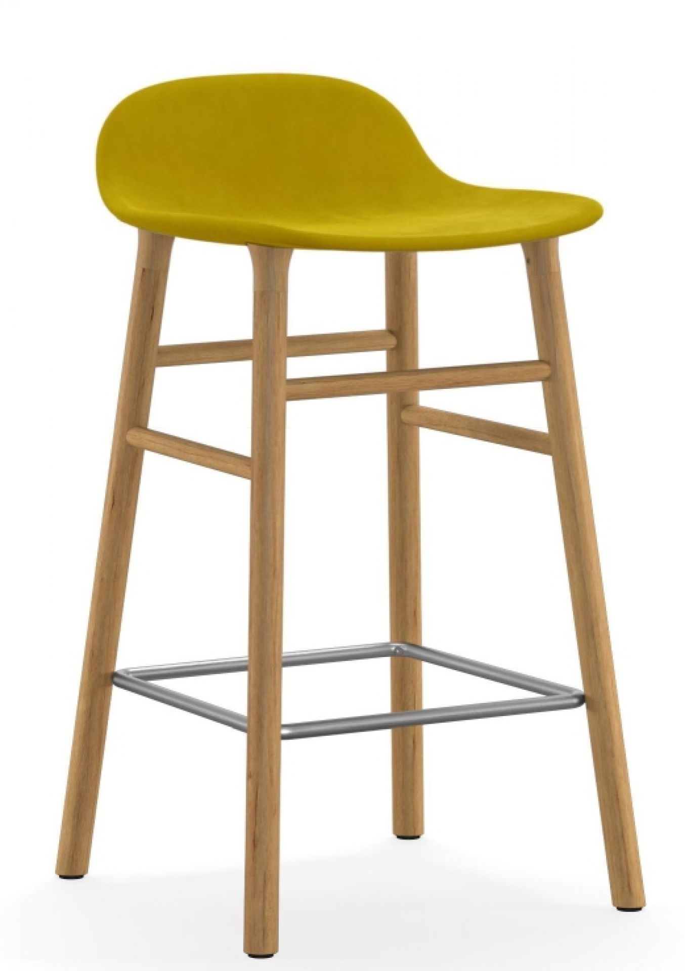 Form Barstool tabouret de bar H 65 cm Chêne Rembourré Normann Copenhagen