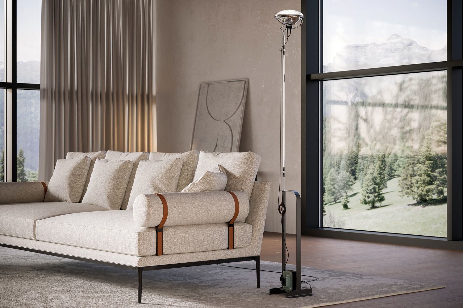 Toio Lampadaire Flos pour lumière indirecte - Différentes couleurs